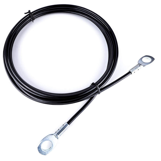 Fitness Pulley Cable,Replacement Cable Machine Accessories,Cable Pulley Attachments for Gym --Thick 5mm(0.2inch) Heavy Duty Steel Wire Rope for Home Gym Cable Pulley Machine (Type-A, 39 inches)