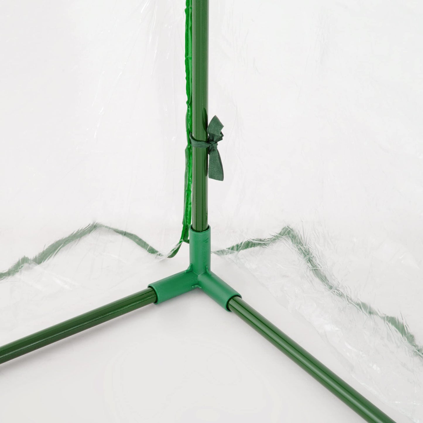 Outsunny 7' x 3' x 2.5' Mini Greenhouse, Portable Tunnel Green House with Roll-Up Zippered Door, UV Waterproof Cover, Steel Frame, Clear