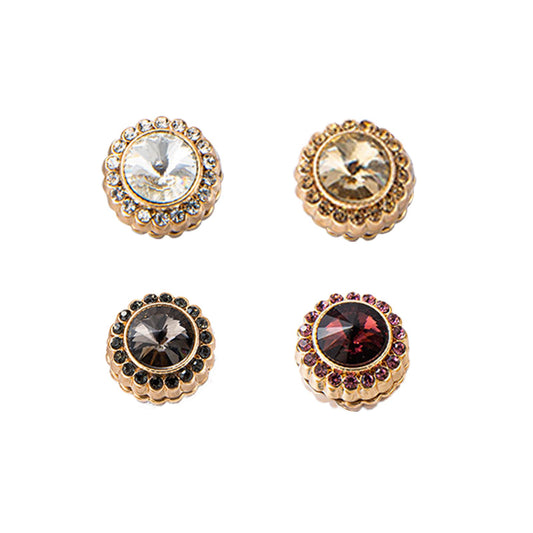 4Pcs Strong Hijab Magnets, Big Magnets for Muslim Scarf, Hijab Magnetic Pins, Magnetic Buttons for Clothing, Rhinestone Hijab Magnet for Women Girls Scarf Niqab