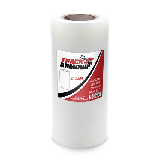 [TRACK ARMOUR] 12'' x 300' - Temporary Paint Protection Film for Car, Truck or Motorcycle. Clear Adhesive Film to Protect Paint, Clear Bra or Wrap for Track Days, Road Trips and Off-Roading