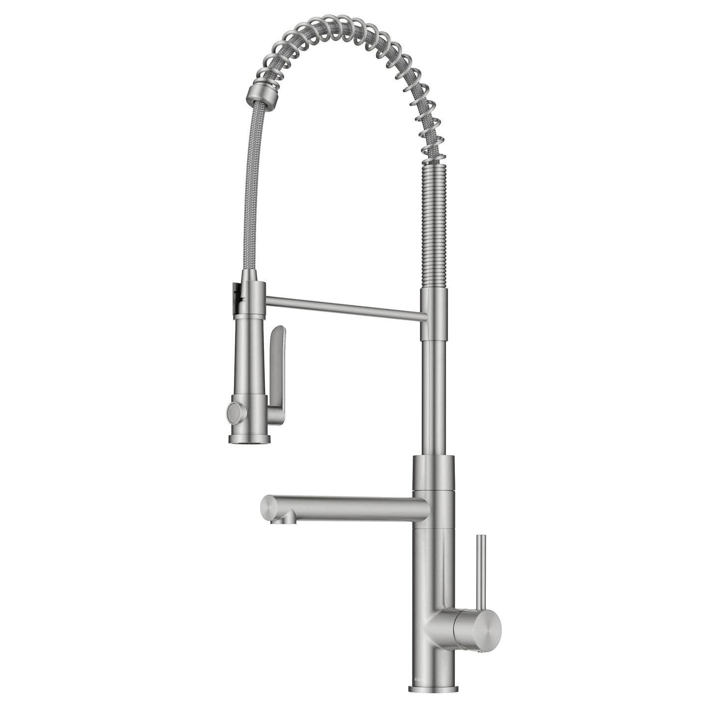 KRAUS Artec Pro Commercial Style 2-Function Single Handle Pull Down Kitchen Faucet with Pot Filler in Spot-Free Stainless Steel, KPF-1605SFS