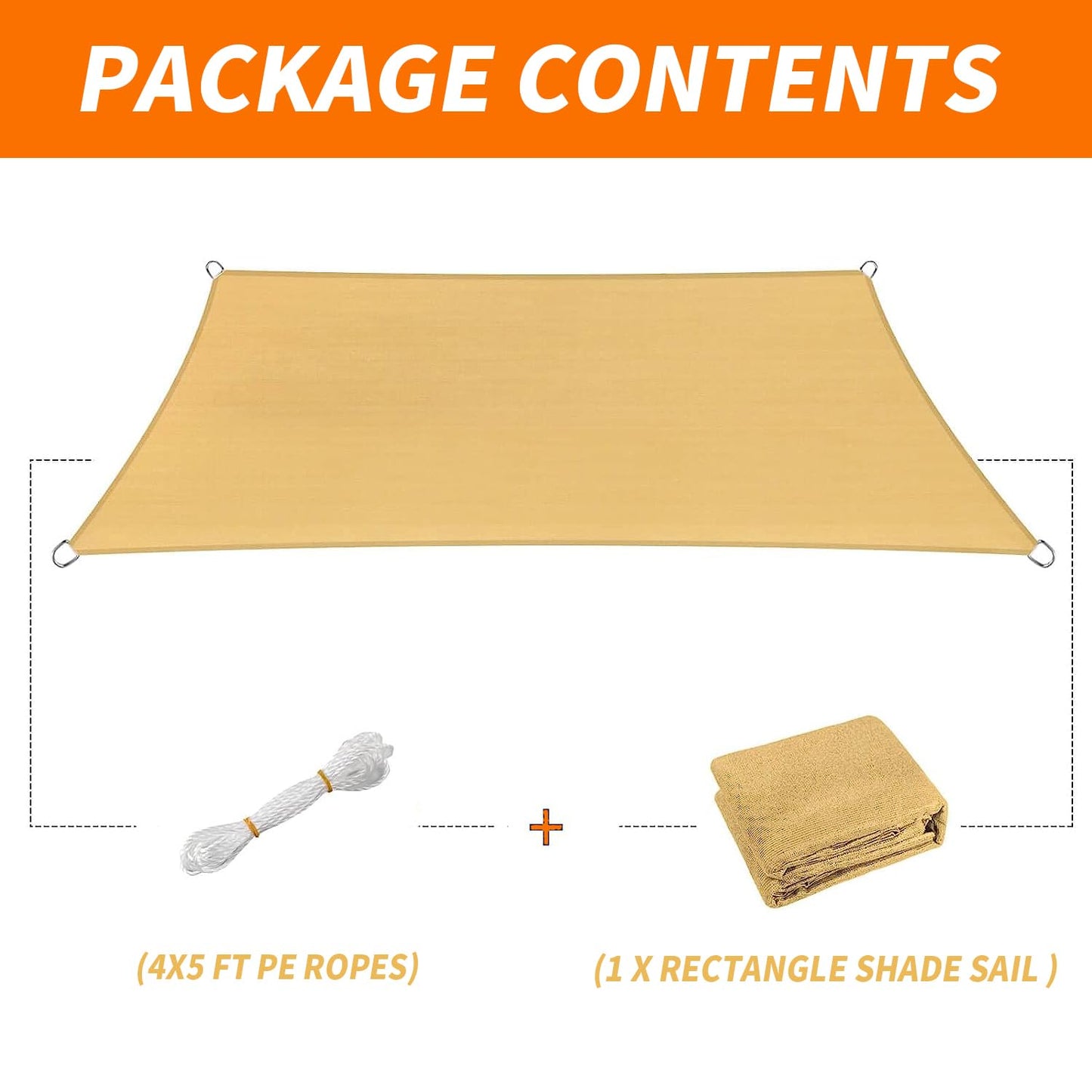 8'x8' Sun Shade Sail Curved Commercial Outdoor Shade Cover Turquoise Rectangle Heavy Duty Permeable 185GSM Outdoor Shades for Patio Garden Sandbox