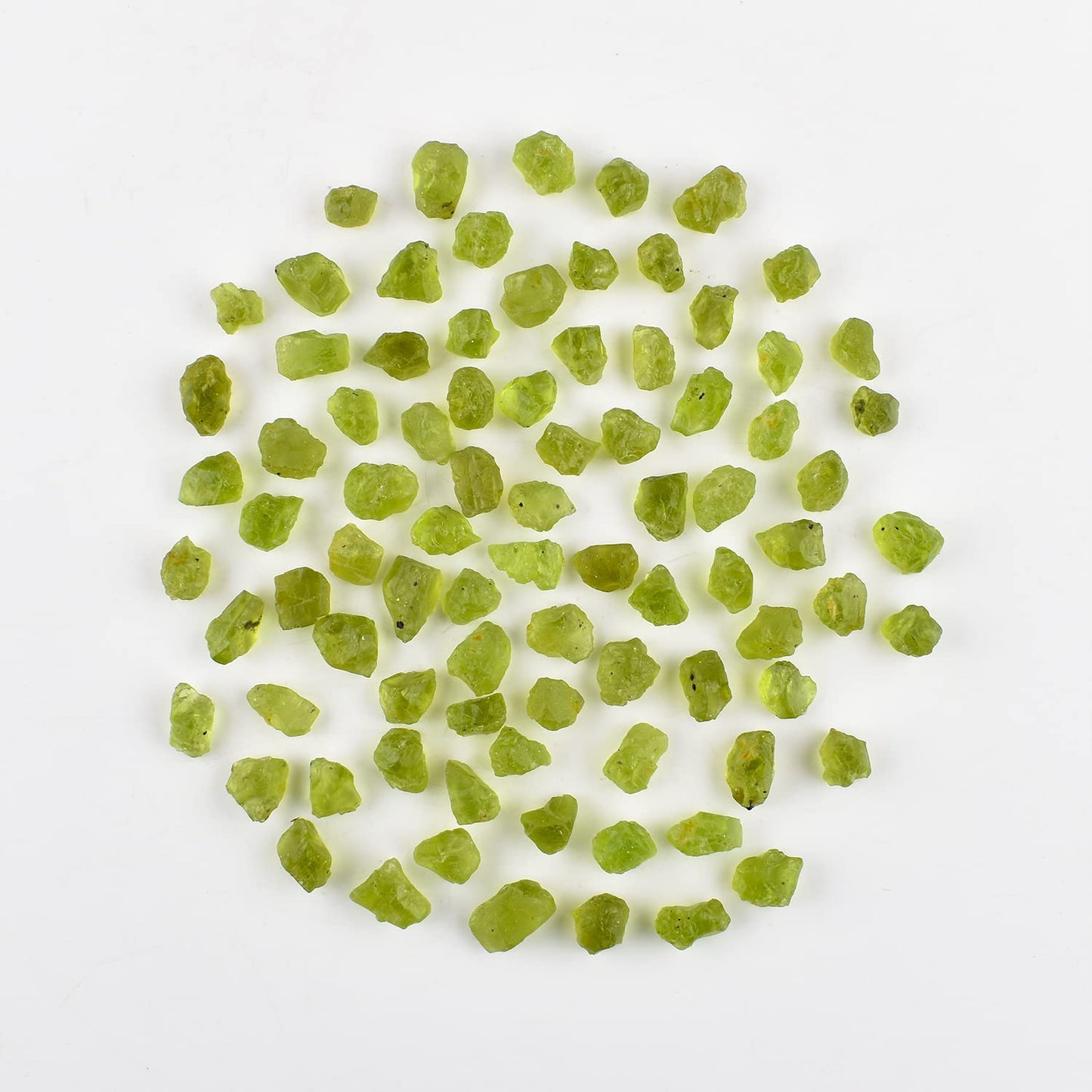 InfinityGemsArt Natural Raw Peridot Crystal Gemstone (Approx. 30 Carats) – Rough Loose Stones for Jewelry Making, Healing Crystals, Chakra Balancing, August Birthstone, DIY Crafts & Art Supplies