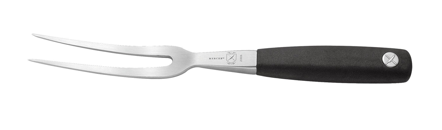 Mercer Culinary Genesis 10-Piece Forged Knife Set with Case, Steel/Black