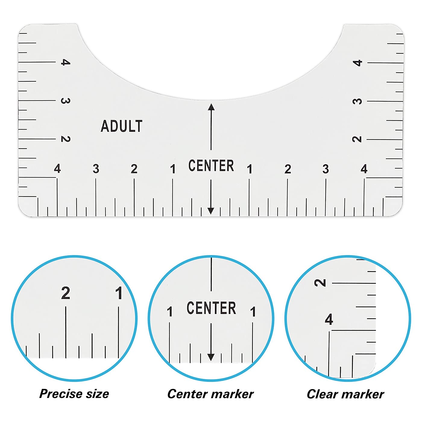T-Shirt Alignment Ruler Heat Resistant Tape 10mm X 33m 108ft, PTFE Teflon Transfer Sheet 16 x 20-4 Rulers, 2 Rolls Heat Resistant Tape, 3 Packs PTFE Teflon Sheet and 1 Tape Measure Included