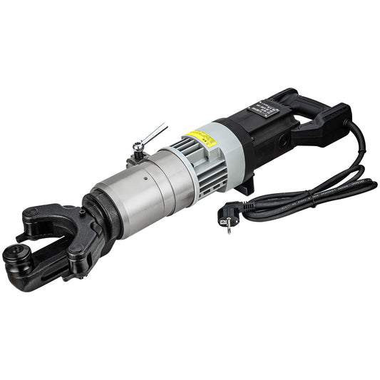 MMNZE Electric Hydraulic Rebar Bender 1800W Portable Rebar Bending Machine 1 Inch #8-25mm Rebar Bending Angle 0-130 Degrees with Positioning Bolt, Fast Bending or Straightening, 110V