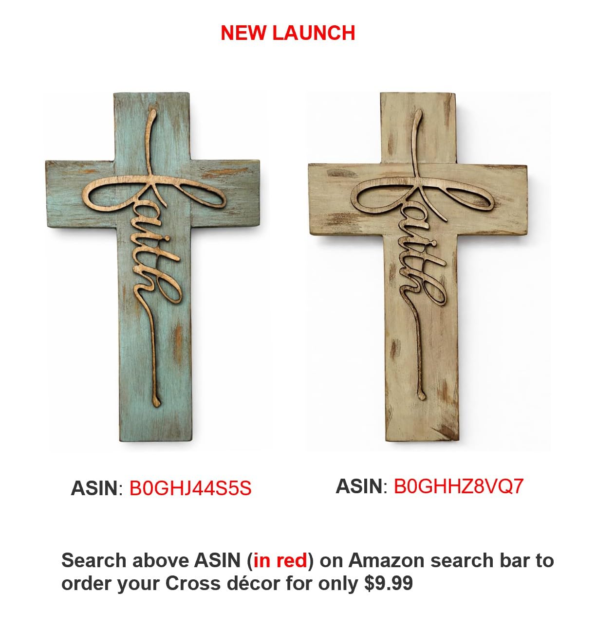 JB&C Premium Jewelry Box - Small Wooden Rosary Box Holder, 3.75 x 3 x 2 inches for First Communion, Prayer Cross Trinket Box, Decorative Jewelry Storage