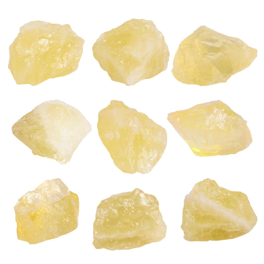 1Lb Authentic Raw Citrine Crystal Stone Natural Rough Stones Crystal for Tumbling, Cabbing, Polishing, Wire Wrapping, Wicca & Reiki Crystal Healing