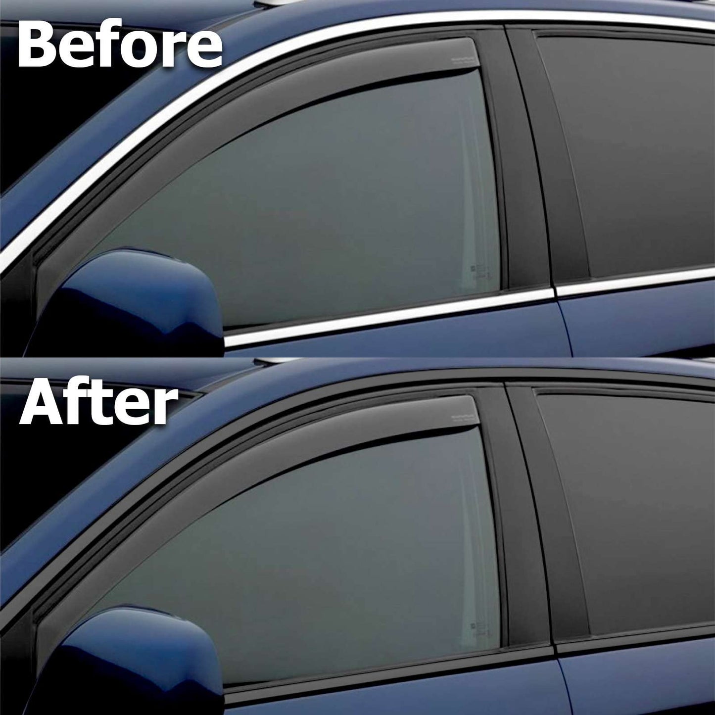 4 inchesx75 Feet Gloss Black Vinyl Wrap Kit for Black Out Chrome Delete Window Trim Door Trim Made from Genuine 3M 2080 Film