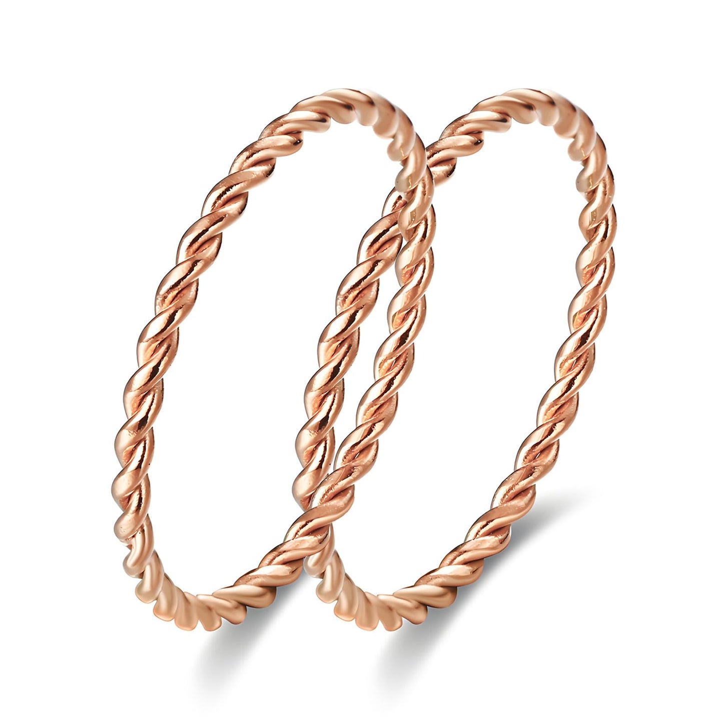 LIU JUN Copper Tensor Ring For Women, Pure Copper Tensor Solid Twisted Handmade Health Rings Set For Women Men Fashion Energy Jewelry Gifts (pure copper, 10)