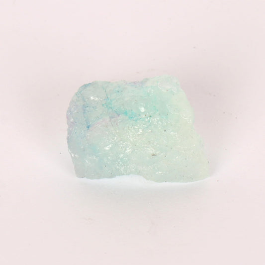 REAL-GEMS Rare Natural Aquamarine Healing Crystal 12.50 Carat Certified Raw Rock Aqua Sky Aquamarine Gem Rough Uncut Specimen