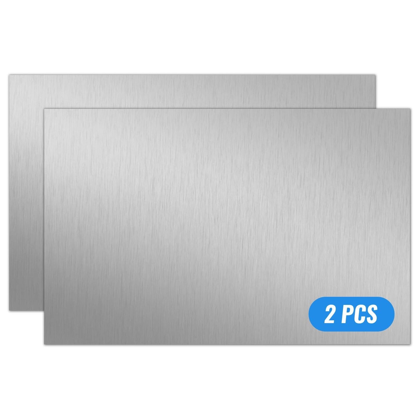 Uxney 0.8mm Stainless Steel Sheet 4x6 Inch, 430 Magnetic Stainless Steel Plate, 20 Gauge Metal Sheet for Wall, DIY, Crafts, Jewelry, Electrical Repair (2 Pack)