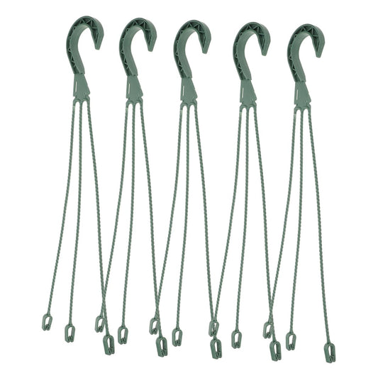 UKCOCO 5Pcs Plant Hanging Chains Space Saving Hooks for Outdoor Planters Bird Feeders and Lanterns User Friendly Setup Durable Construction for Vertical Gardening