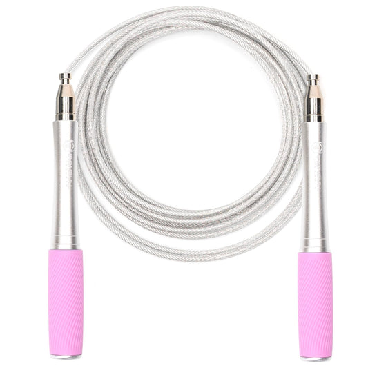 Jump Rope for Men & Women - Ultra-Fast, High Speed Jump Rope - Self-Locking Screw-Free Design with Aluminum Handles and Silicone Textured Grips - Precision Engineered for Maximum Performance - Skipping Rope for Workout Fitness, Cross Training & Home Exerc