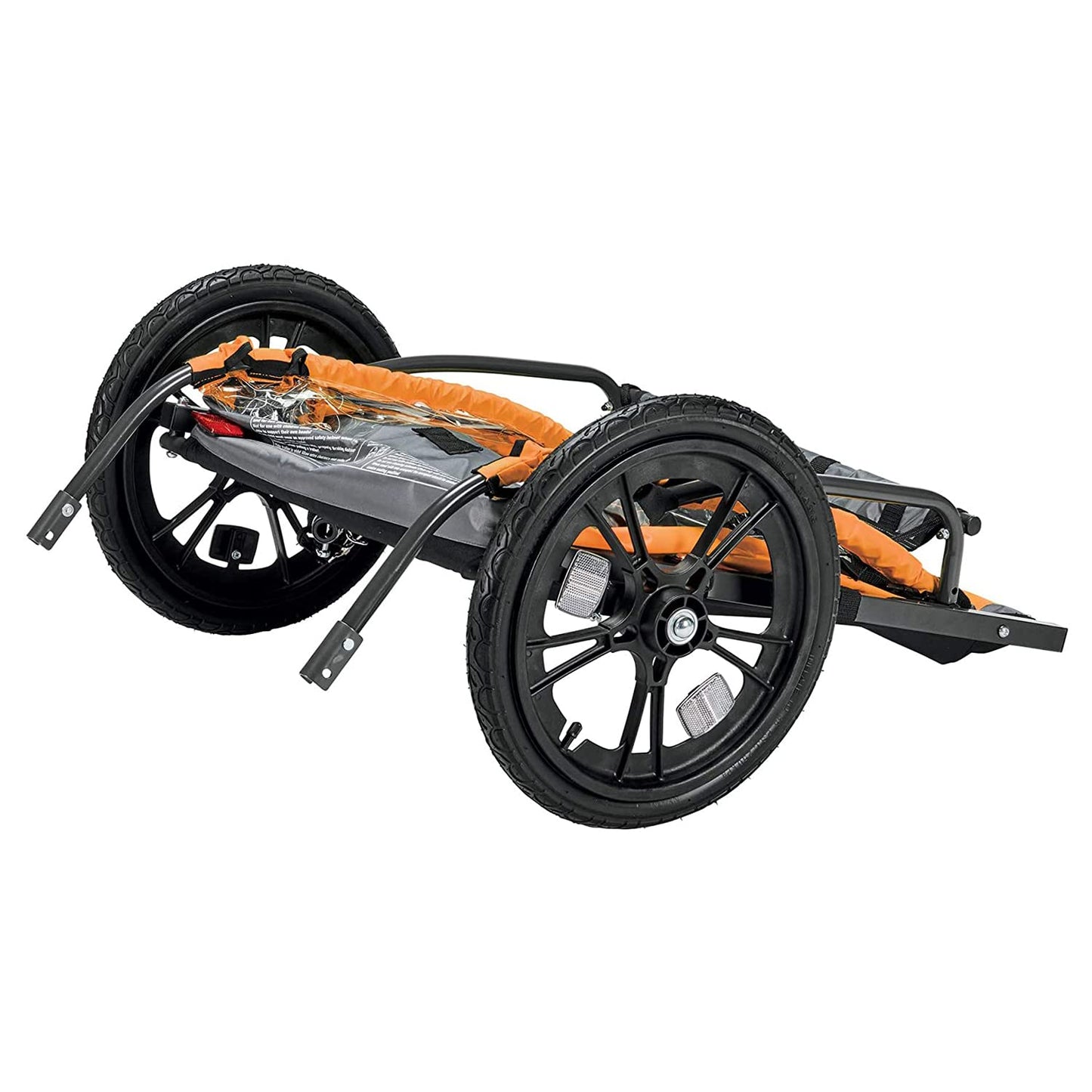 Allen Sports Hi-Viz 2-Child Bicycle Trailer, Model ET2-O, Orange