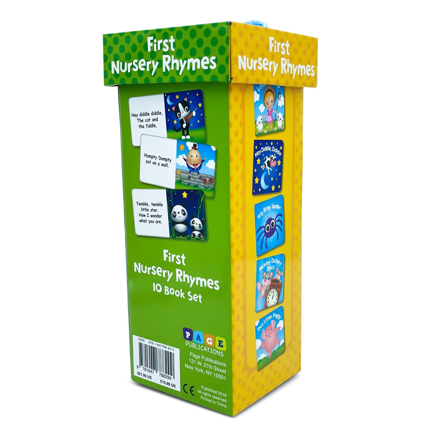 First Nursery Rhymes (Ten Mini-Board Book Tower Set)