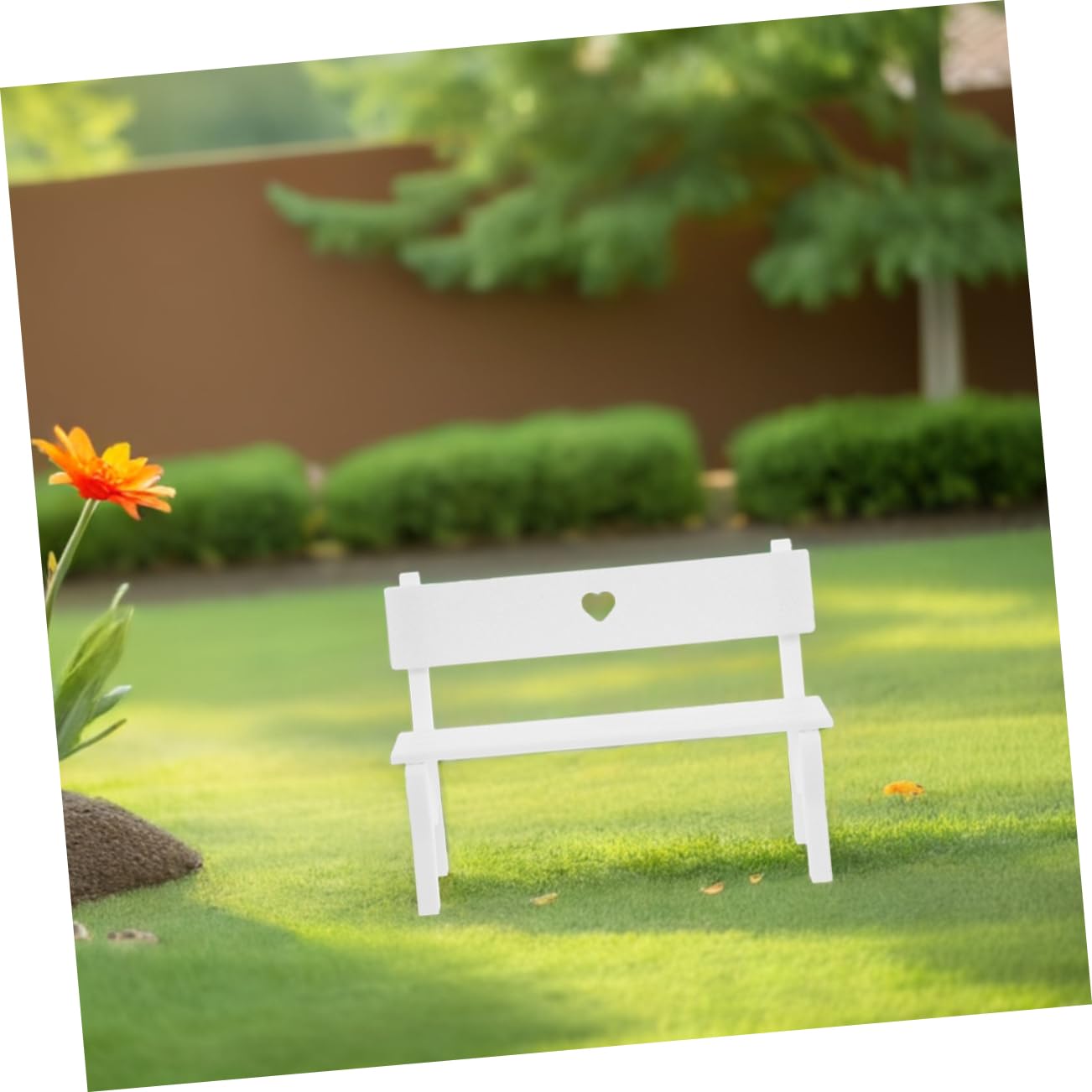 INOOMP 2pcs Mini Benches for Crafts: Miniature Garden Bench Seat - Dollhouse Furniture Ornament for Micro Landscape DIY Craft Displays and Park Scenes