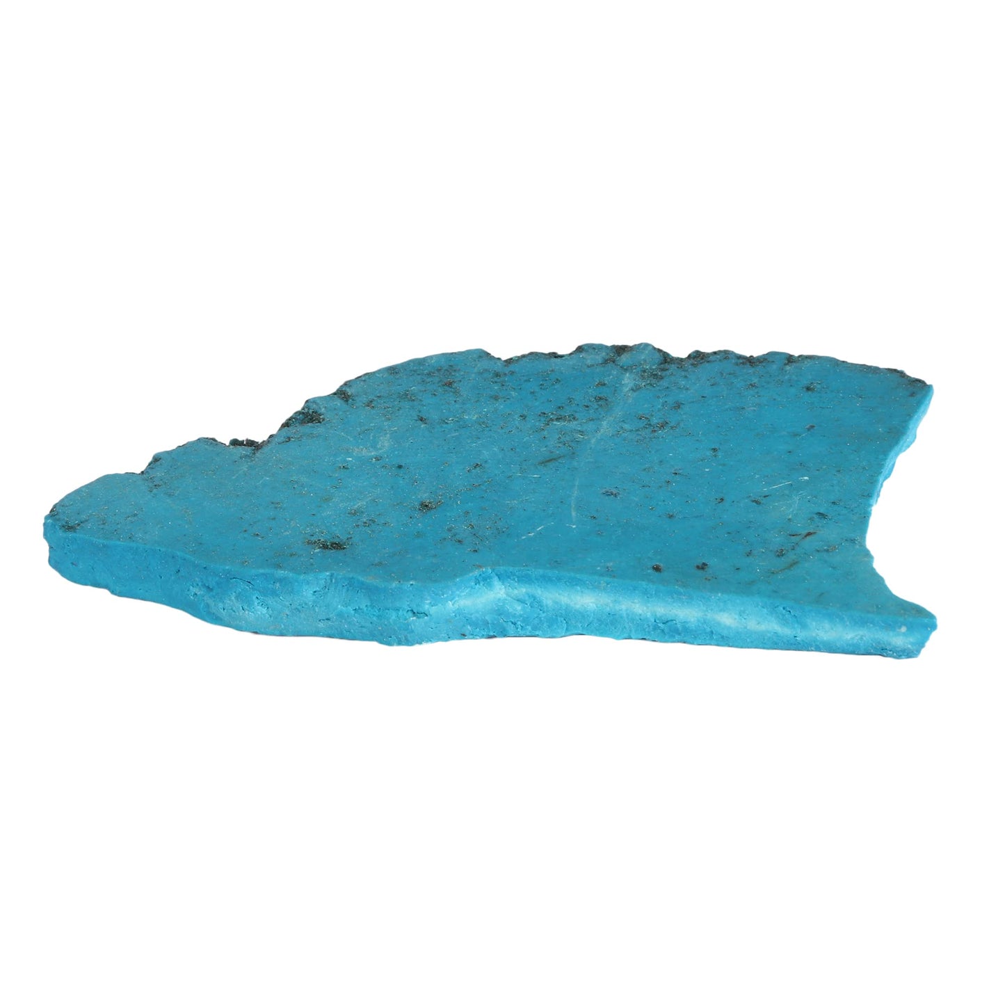 REAL-GEMS Natural Turquoise Rough Gemstone Slab 571 Carat Approx Raw Uncut Mineral Stone Specimen For Jewelry Making And Collectors