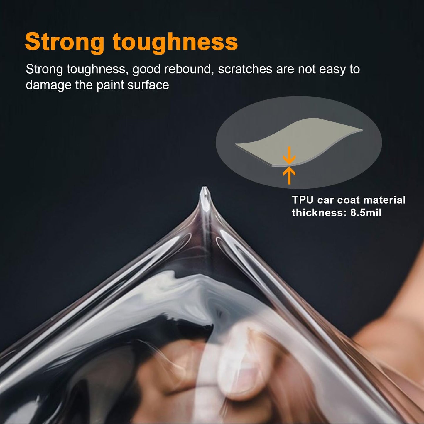 FDAIUN PPF Clear Car Pre-Cut Paint Protective Film for Toyota RAV4 Hybrid 2019-2024 8.5mil TPU Self Adhesive Rainproof Waterproof HD Scratch Exterior Accessories