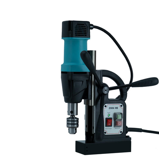 ZINNORE Mag Drill Press, Portable Magnetic Drill Press, 2360lbf/10500N Magnetic Drill, 700 rpm Speed Drilling Machine