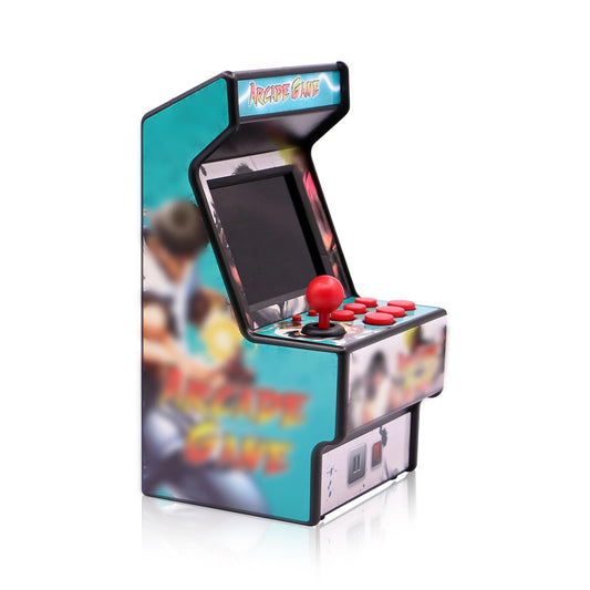 EASEGMER Mini Arcade Game Machines for Kids with 156 Classic Portable Handheld Video Games 16 Bit 2.8 Inches Screen Travel Gaming Electronic Toys Novelty Gift for Boys and Adults - Blue
