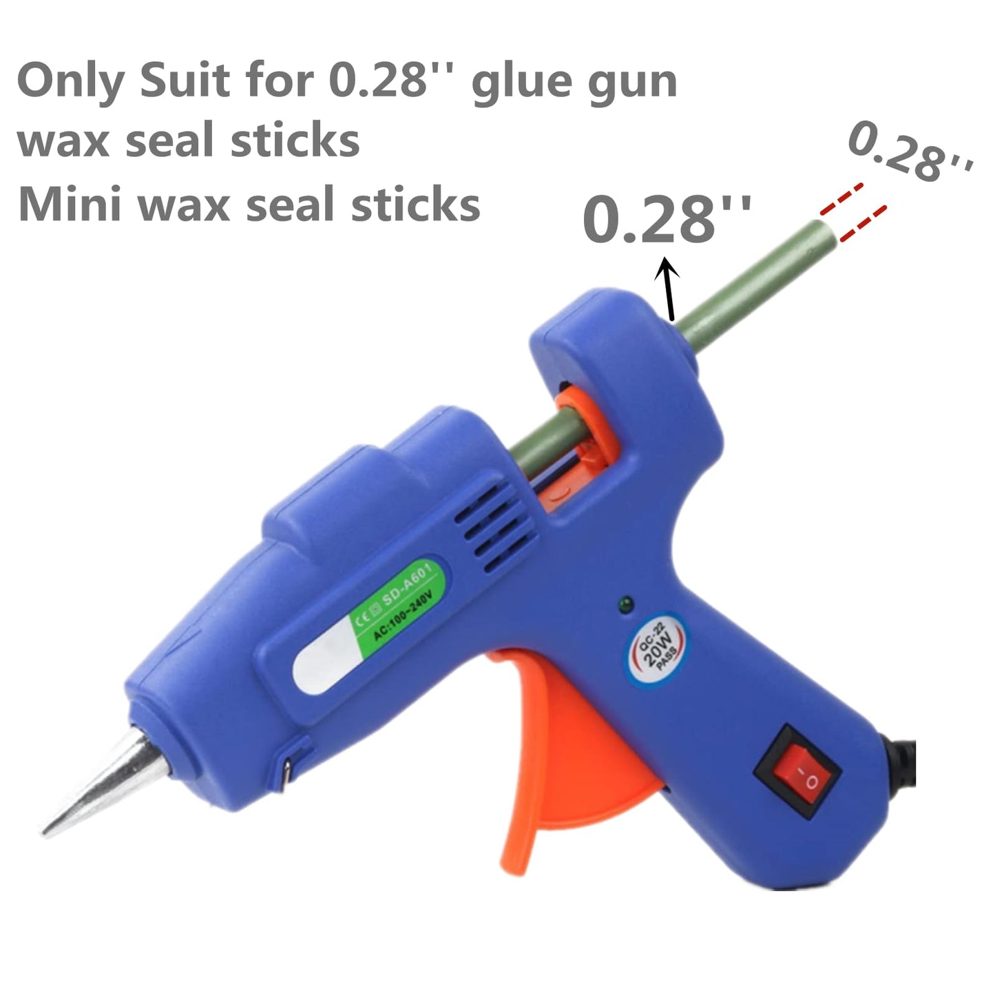 40 Pcs Glue Gun Sealing Wax Sticks for Wax Seal Stamp, Black Wax Sealing Glue Gun Sealing Wax Sticks Mini Glue Stick, Great for Wedding Invitations,Christmas Gift (Black)
