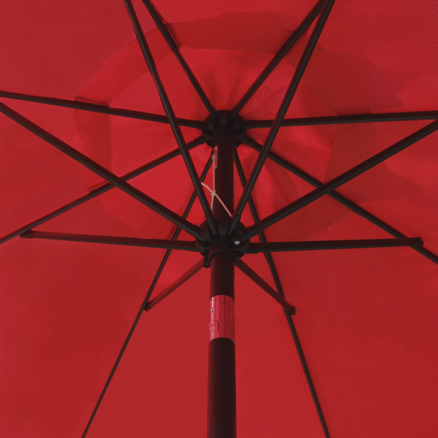 Sunnyglade 9' Patio Umbrella Outdoor Table Umbrella with 8 Sturdy Ribs (Red)