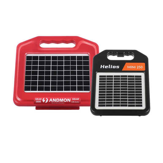 Solar Electric Fence Set: S600 + MINI250 Solar Electric Fence Charger, 0.53Joule & 0.18Joule for Versatile Protection