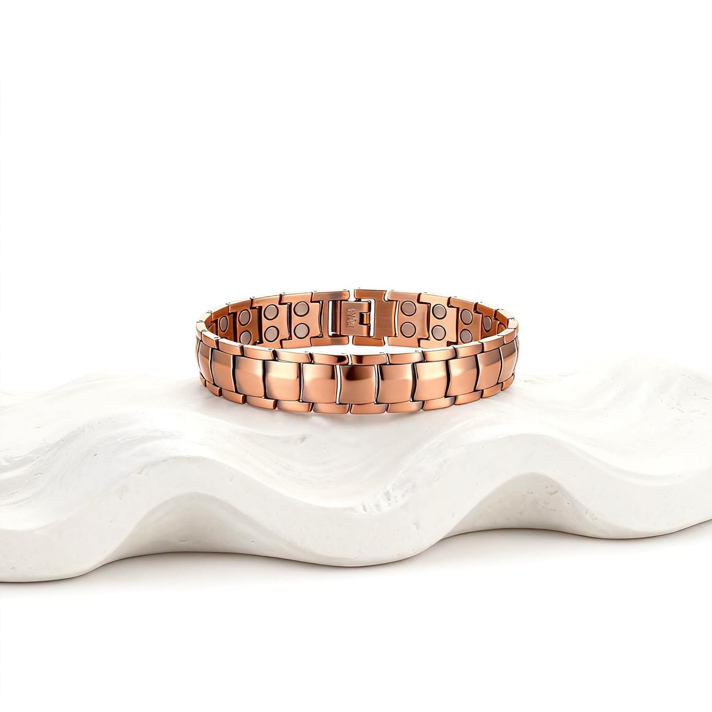YANCHUN Copper Bracelet for Men Women Cuff Bangle Bracelet Birthday Jewelry Gifts for Boyfriend Husband