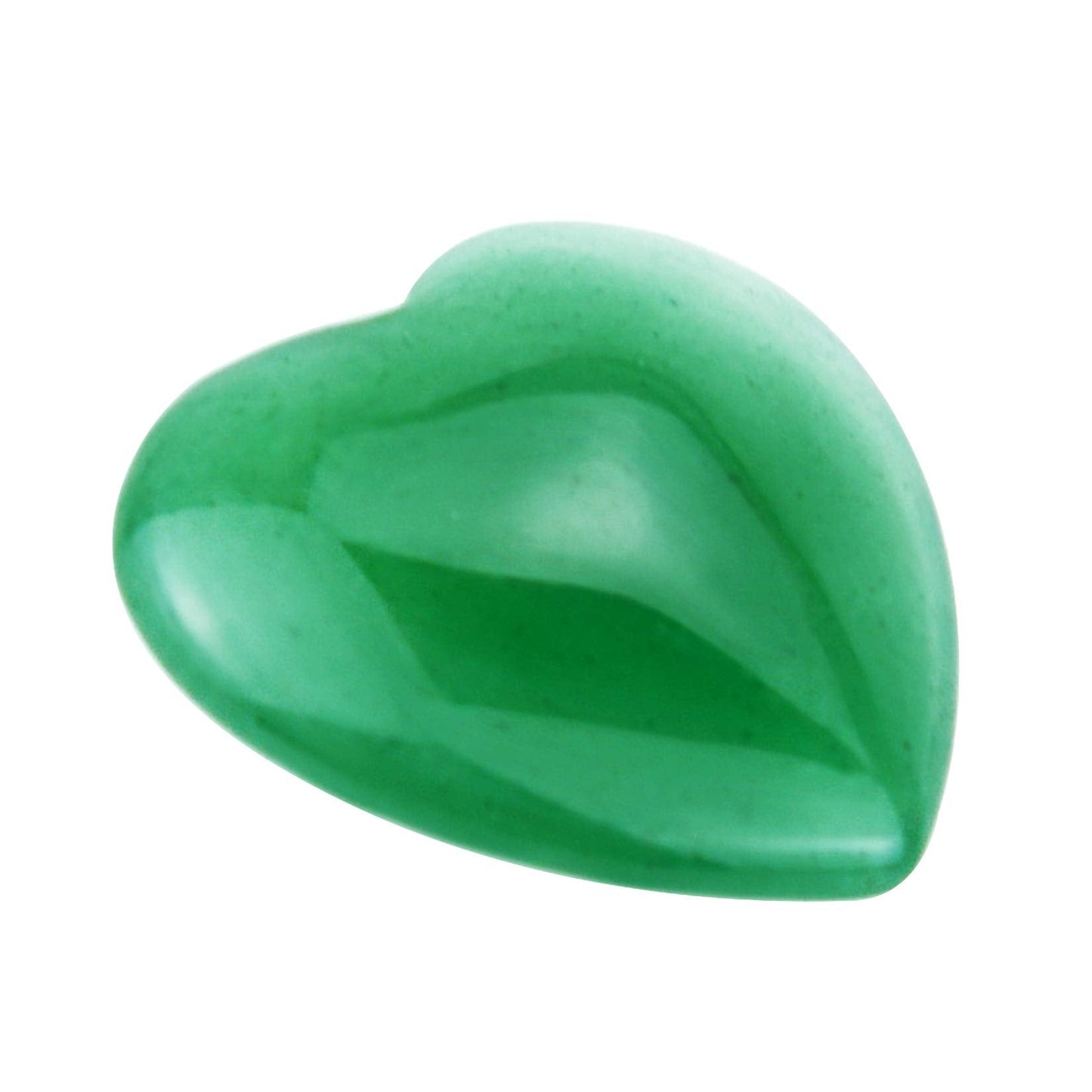 Marrywindix 15 Packs 0.8 Inch Healing Crystal Natural Green Aventurine Heart Love Carved Palm Worry Stone Chakra Reiki Balancing
