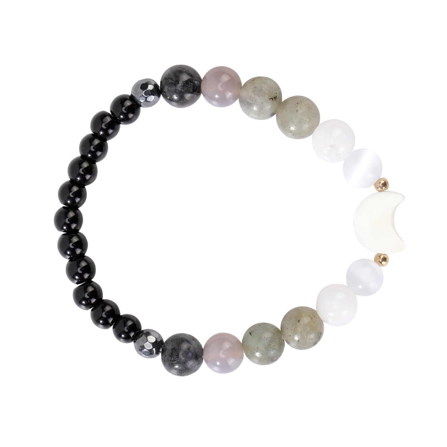 MQV Moon Phase Ultimate Women Protection Lunar Energy Bracelet Cleanse Healing Inner Peace Energy and Balance inspired Jewelry Gift (style1)