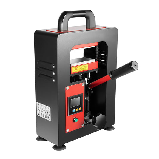 5 Ton Hydraulic Heat Press Machine with Dual 2.4"X4.7" Dab Heated Plates 900W