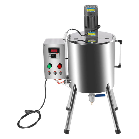 30L 8Gal Heating Mixing Filling Machine, Liquid Paste Lipstick Filler, Stirring Tank for Dissolving & Filling Creams & Liquids (8 Gal/30L)