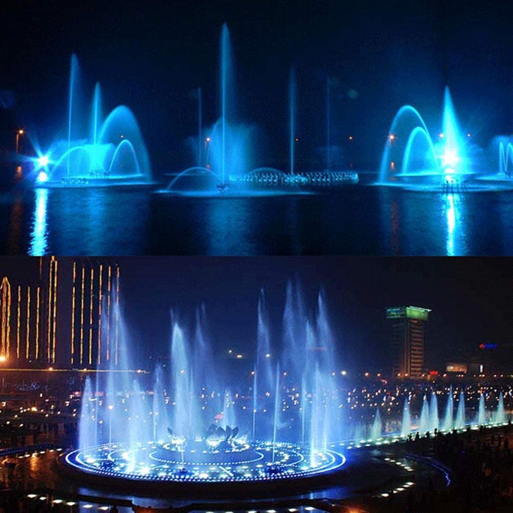 RSN LED Underwater Lights,18WRGB Color Changing Submersible Fountain Spotlights,IP68 Waterproof Landscape Lights Suitable for Ponds Pool Fountain Waterfall 2 Pack（Include Transformer）