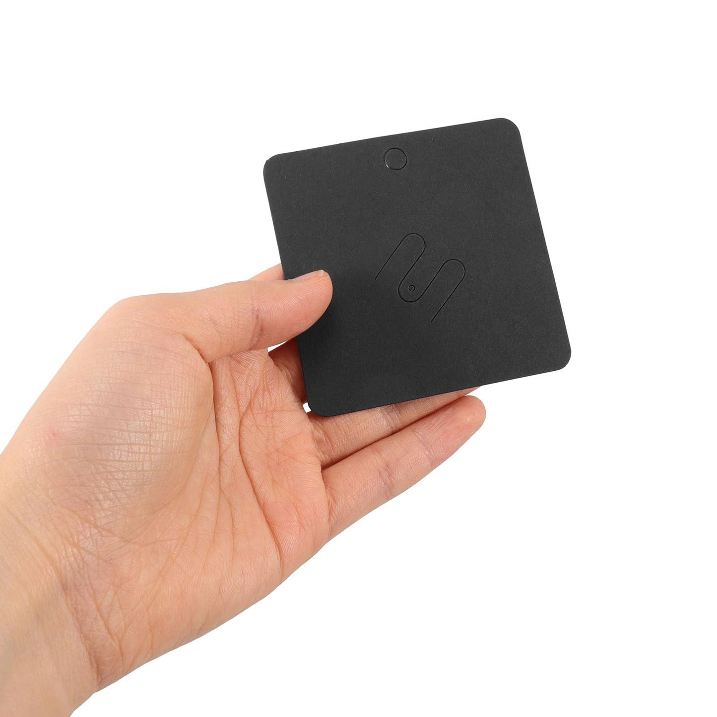 Yardwe Brooch Pin Display Cards 100Pcs Wear-Resistant Jewelry Holder Cards 2.75X2.75 Inch for Brooch Pin Display and Trinket Presentation in Jewelry Stores and Markets