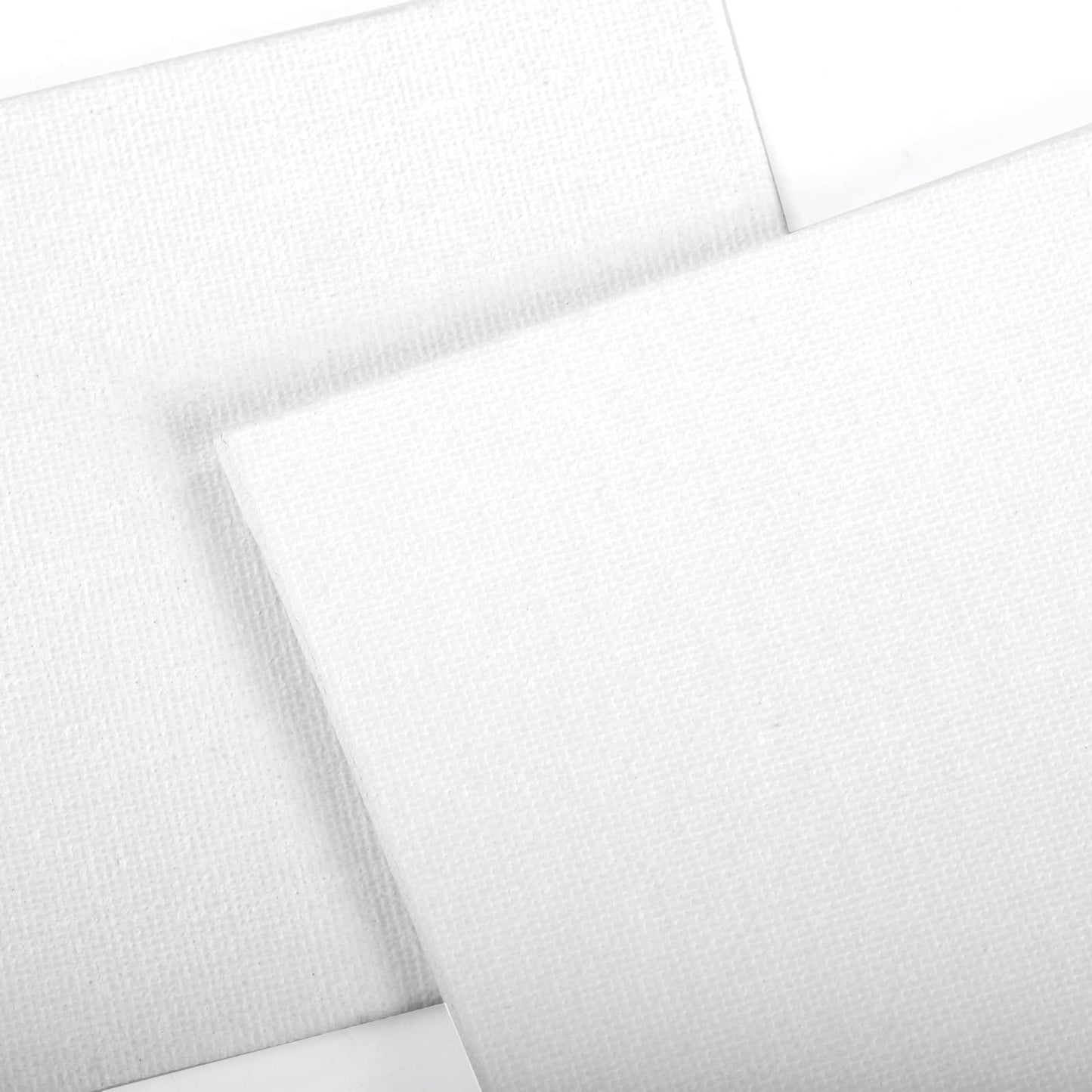 Tosnail 36 Packs 4" x 4" Artist Painting Canvas Panels, White Blank Stretched Canvas, Canvas Board, Small Paint Canvases for Oil or Acrylic Painting Party