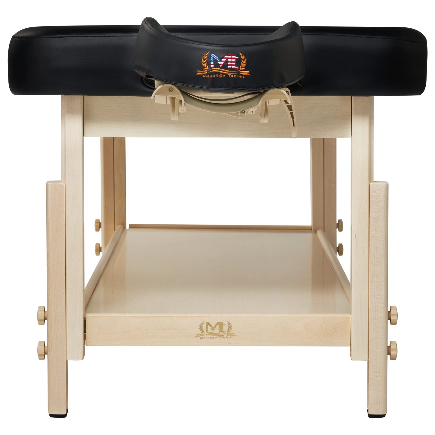 30" Harvey Tilt Stationary Massage Table Beauty Medical Tattoo Spa Salon Facial Clinical Treatment Aesthetic Physical Therapy Beds-Two Section Tilting Lift-Back Backrest - Black
