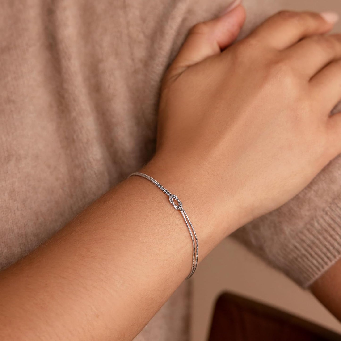 GRCLD Matching Bracelets for Couples Love Knot Bracelet Pinky Promise Soulmate Relationship Friendship Bracelets Forever Infinity Jewelry Gifts for Women Teen Her Him (FRIEND-S)