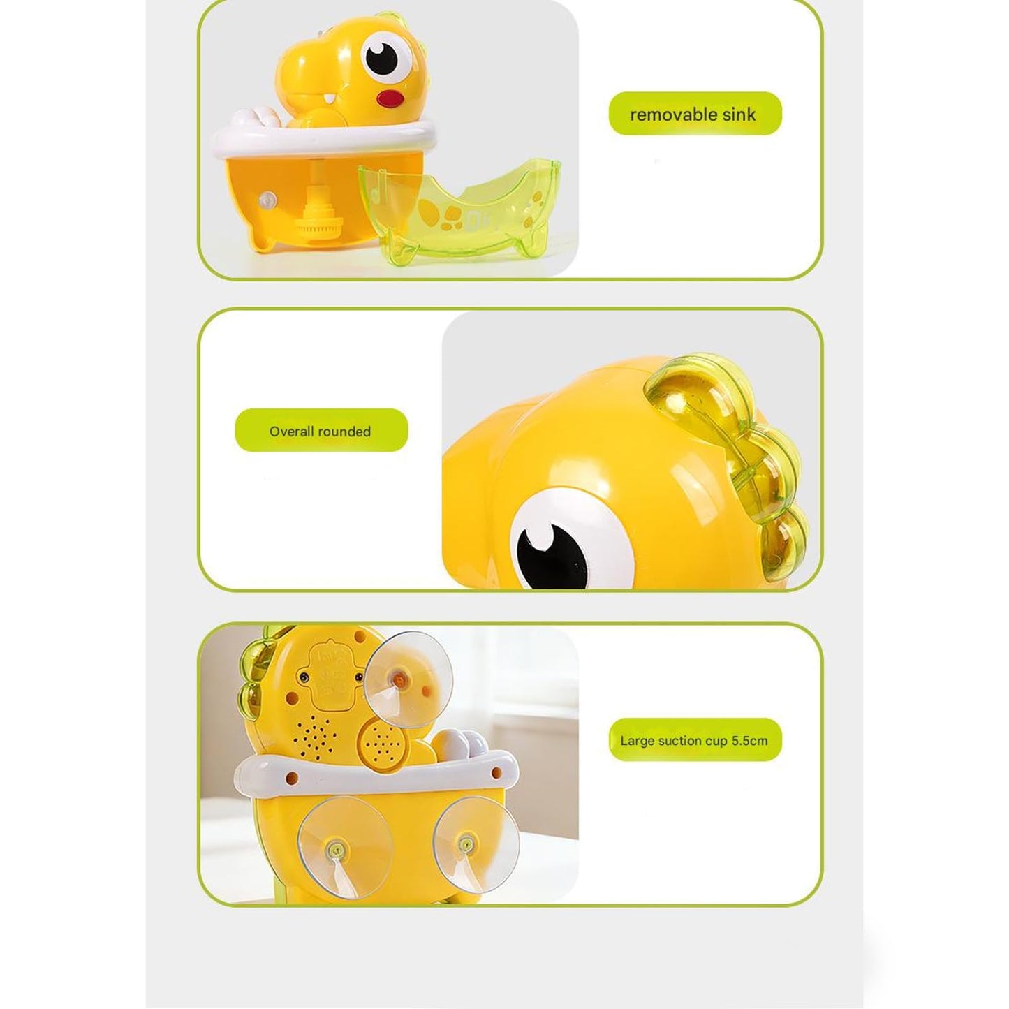 Automatic Dinosaur Bath Toy for Babies and Toddler Bubble Maker with Music for Time Fun Toy