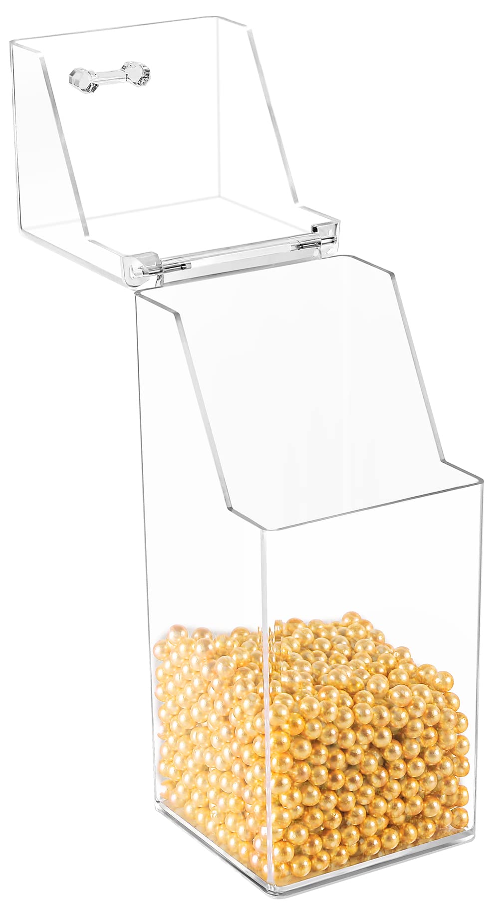 Sooyee Gold Art Faux Pearls 1700-Pcs Loose Beads no Hole 1.1 Lbs for Vase Fillers, Table Scatter, Wedding, Birthday Party Home Decoration,8mm
