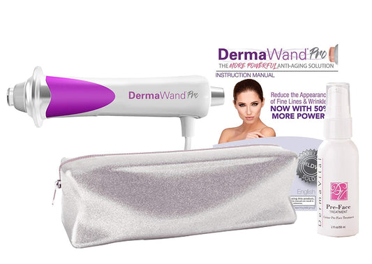 DermaVitál - Facial Wand - Derma Wand Pro Portable Handheld Skin Therapy Wand Machine Argon/Neon – Anti-Aging,