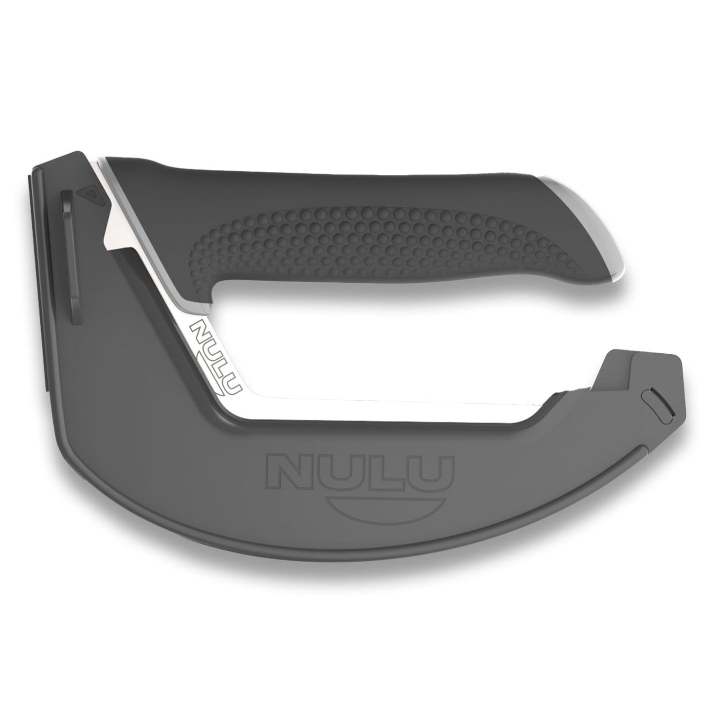 NULU Bundle Ergonomic Kitchen Knife Signature Acacia Cutting Board and Acacia Knife Dock