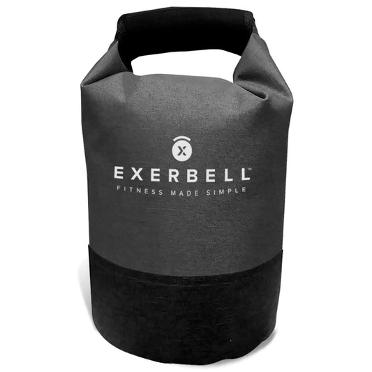 Exerbell Foldable Adjustable Kettlebell 4-30lbs – Portable Water Sandbag Functional Strength Tool – Soft Floor-Friendly Mobility Gear for Home Gym Travel – Leak-Resistant Load with Internal Scale