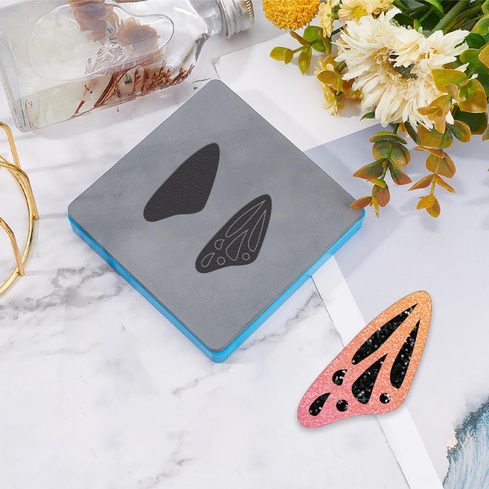 SUPERDANT Leather Earrings Cutting Die Butterfly Dangle Earrings Wings Die Cutter Women Pendant Cuts Machine Faux Leather Dies for Butterfly Lover Jewelry Gifts DIY Decoration