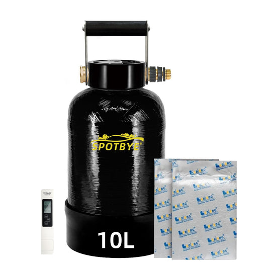 Filterelated Deionized Water System for Car Wash, Comes with 10L Brand Resin,Spotless Water Spot Remover Filter, Fit for Cars/RVs/Motorcycles/Solar Washing