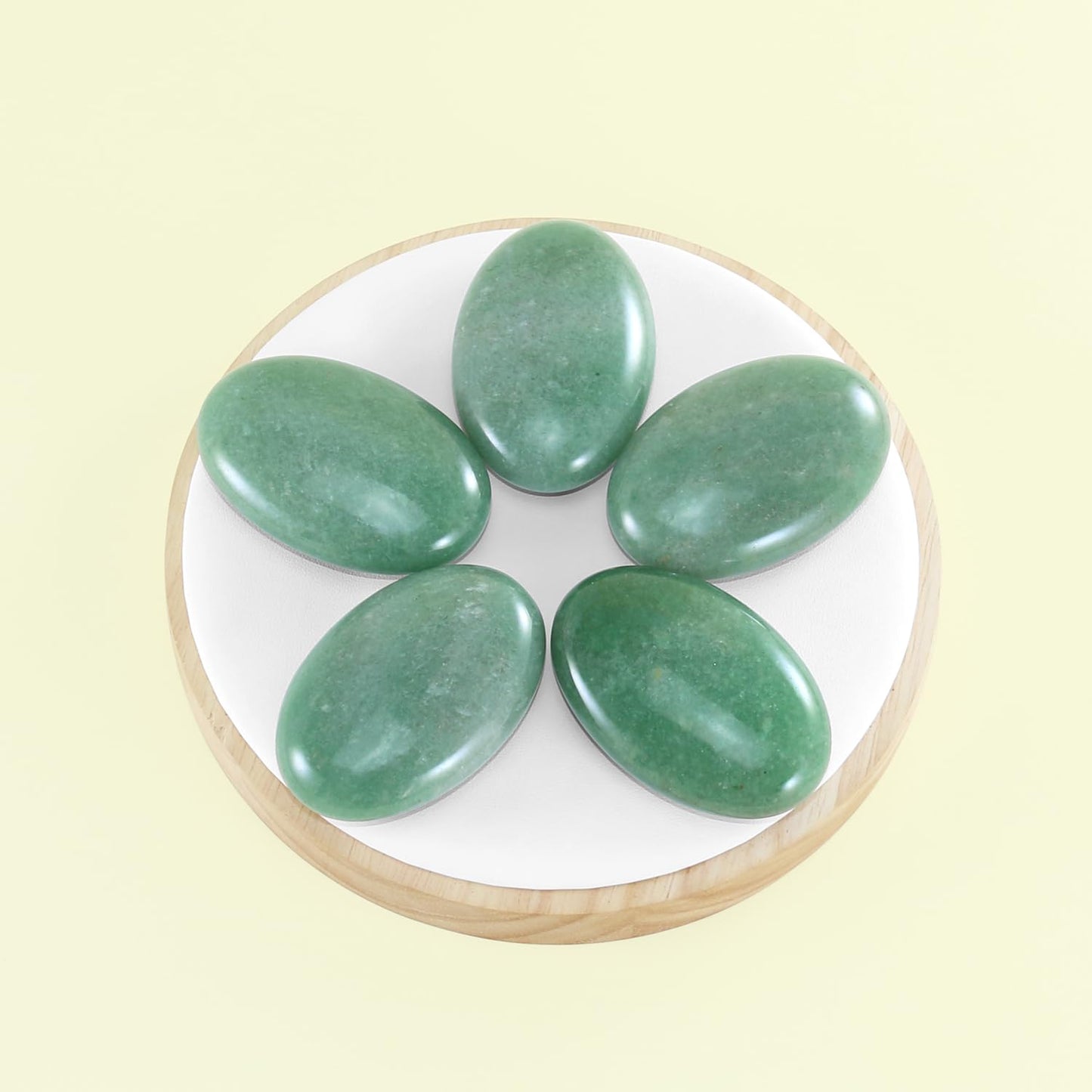 Nvzi Green Aventurine Crystal Palm Stone, Worry Stones, Crystals and Healing Stones, Polished Rocks, Natural Gemstones, Chakra Stones for Healing Crystals Daily Use