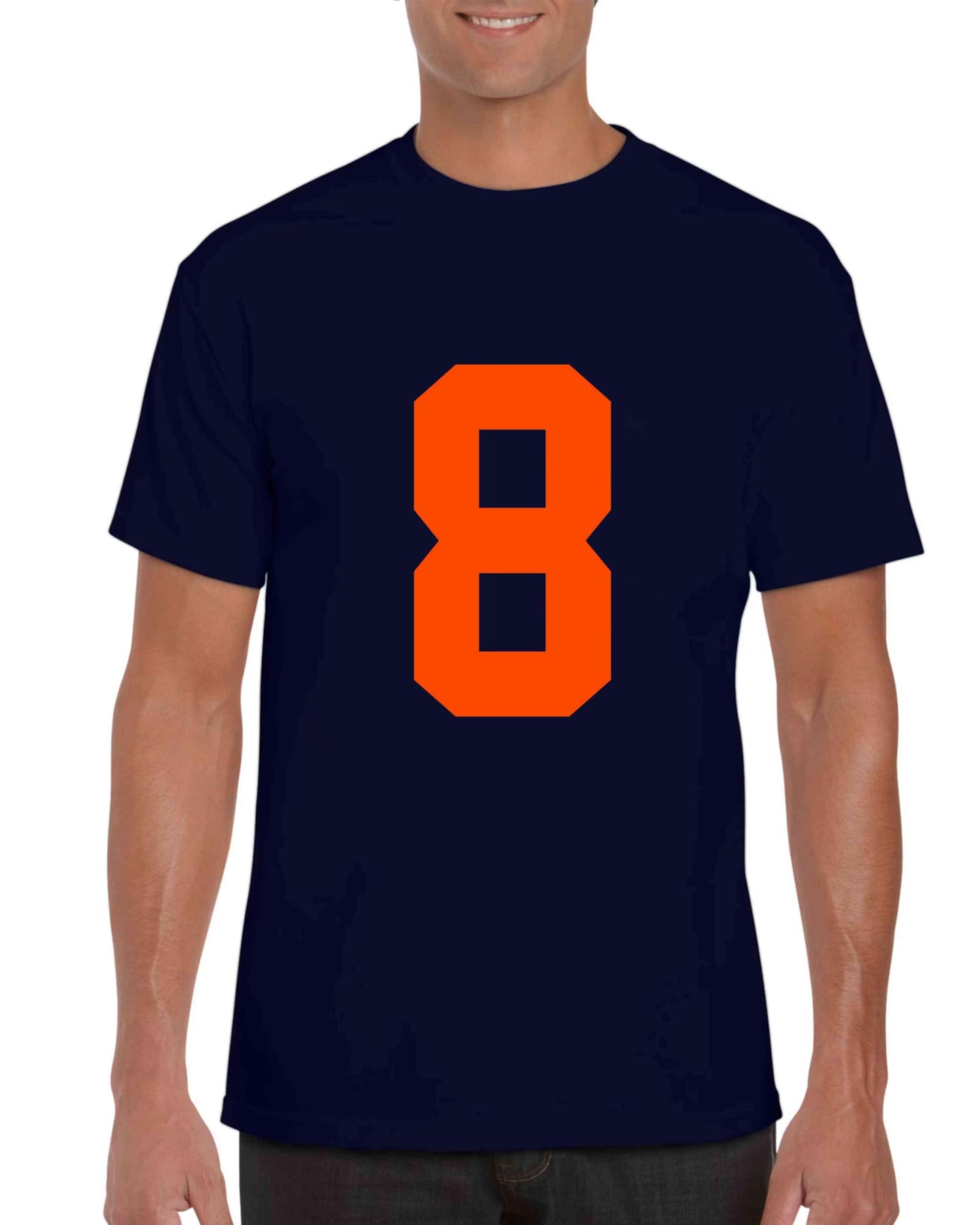 Numbers Kit(0-9),10" Tall for Sports T-Shirt Jersey Football Baseball,Iron On, Heat Transfer, Team,t-Shirt(Style A) (Orange(0-9))