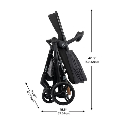 Evenflo Pivot NXT Travel System with LiteMax NXT Infant Car Seat (Silverado Gray)