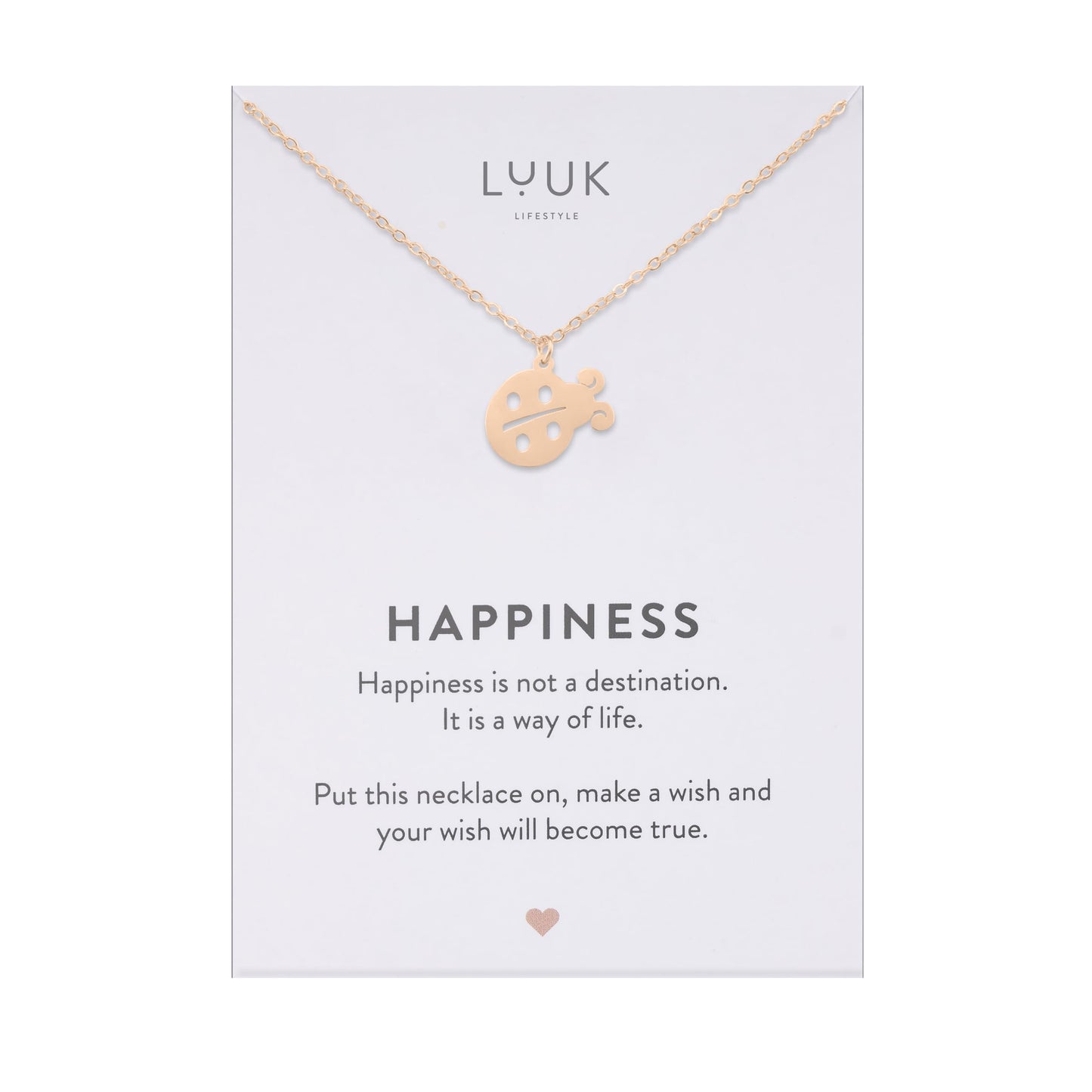 LUUK LIFESTYLE Adjustable Ladybug pendant necklace, 19 inches sturdy thin chain, waterproof, tarnish-free, Gift ideas for women, friend, granddaughter, dainty, trendy, casual, aesthetic