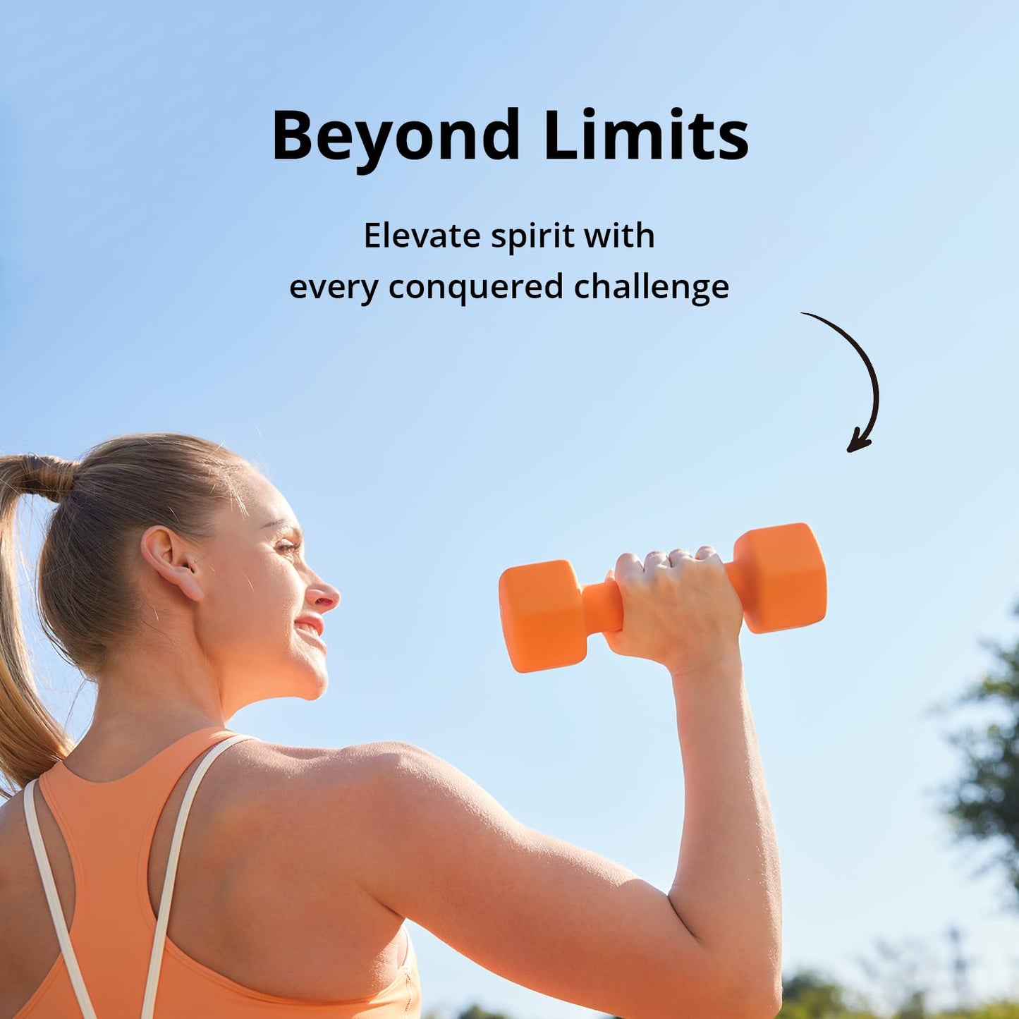 Portzon Dumbbells Neoprene with Non Slip Grip weight for Total Body Workout Compatible with of 2 Set,1-15 LB, Anti-Slip, Anti-roll, Hex Shape